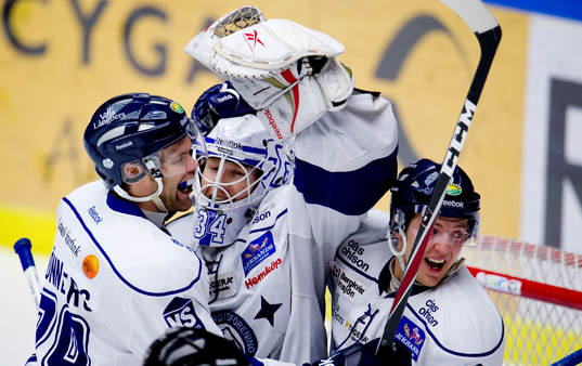 Joonas Rönnberg, Erik Hanses, målvakt, Jacob Blomqvist,