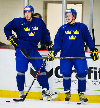 Mika Zibanejad och Max Friberg