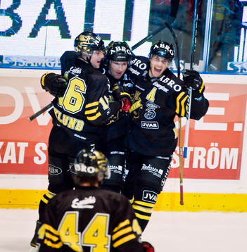 Tobias Viklund, Oscar Ahlström och Christian Sandberg,