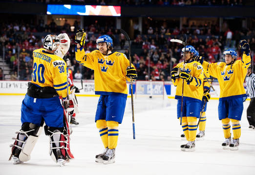 Sverige vann matchen med 4-3
