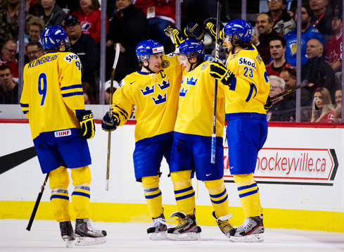 Johan Larsson, Max Friberg och Ludvig Rensfeldt, Sverige,
