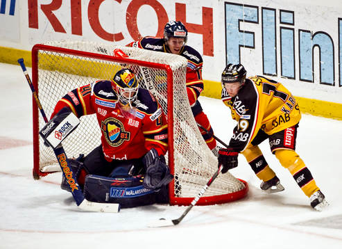 Gustaf Wesslau, målvakt, Djurgården och Kim Karlsson,