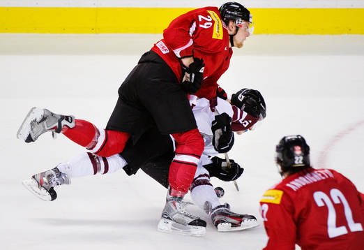 Tanner Richard, Schweiz och Maris Dilevka, Lettland,