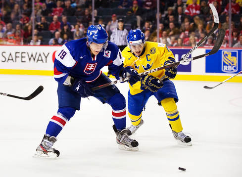 Vladimir Dolnik, Slovakien, och Johan Larsson, Sverige