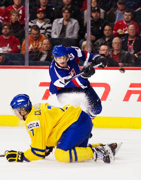 Richard Mraz, Slovakien, och Fredrik Claesson, Sverige