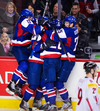 Tomas Jurco, Matus Chovan, Martin Daloga och Martin Gernat,