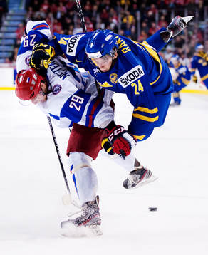 Nikita Nesterov, Ryssland och Rickard Rakell, Sverige,