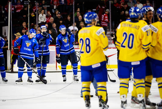 Mikael Granlund, Markus Granlund och Joel Armia, Finland,