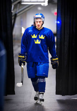 Johan Larsson, Sverige, lämnar träningen