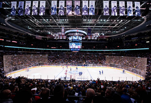 Air Canada Centre, interiör. Arena