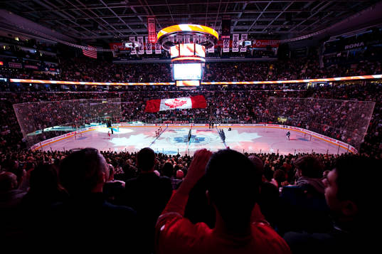 Air Canada Centre, interiör. Arena