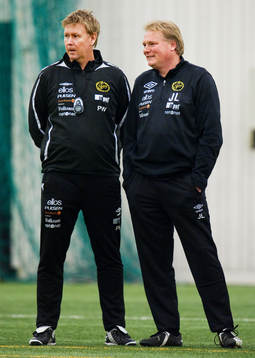 Peter Wettergren, tränare, Jörgen Lennartsson, tränare,