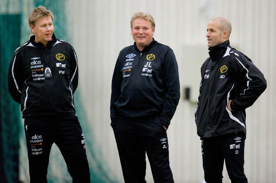 Peter Wettergren, tränare, Jörgen Lennartsson, tränare,