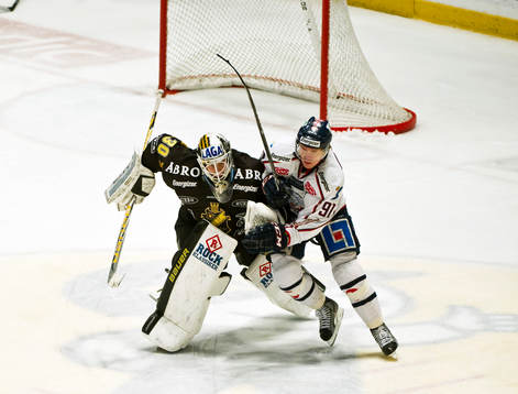 Viktor Fast, målvakt, AIK och Andreas Jämtin, Linköping