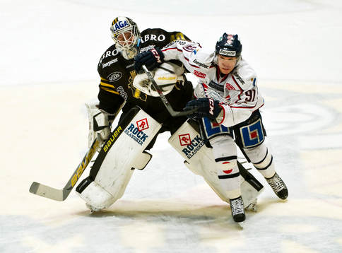 Viktor Fast, målvakt, AIK och Andreas Jämtin, Linköping