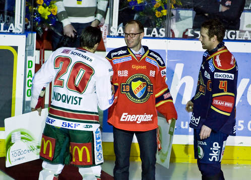 Joel Lundqvist, Frölunda, Nils Ekman och Marcus Nilson,