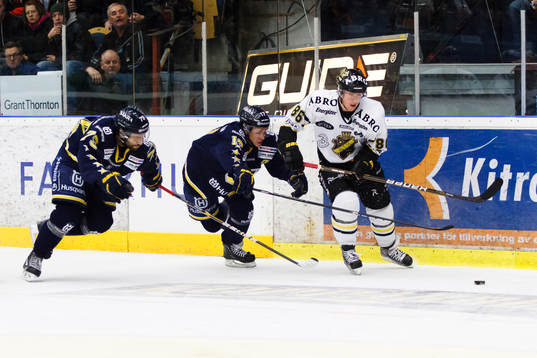 Oscar Ahlström, AIK, Andreas Falk, HV71 och Johan