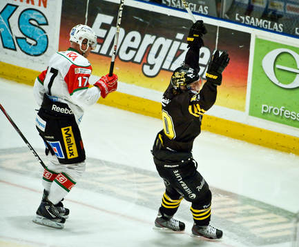 Morten Madsen, Modo och Richard Gynge, AIK, jubel