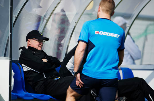 Lars-Åke Lagrell, ordförande Fotbollförbundet, gästade