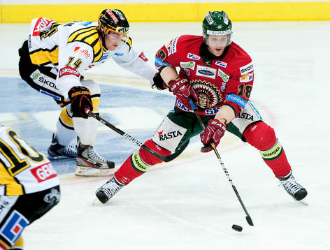 Fredrik Sjöström, Frölunda. Mattias Ekholm, Brynäs