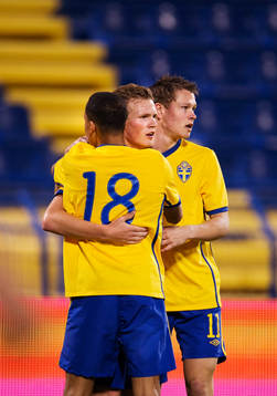 Marcus Olsson, Oscar Hiljemark och Viktor Claesson, Sverige
