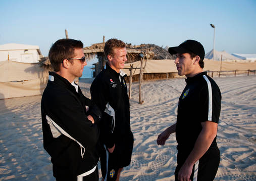 Anders Svensson, Oscar Hiljemark och Tobias Hysén