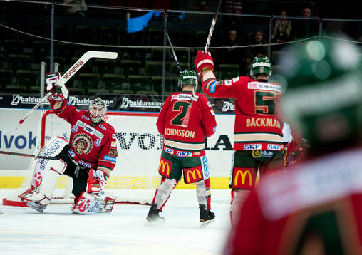 Frederik Andersen, målvakt, Frölunda, jubel