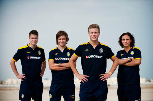 Viktor Claesson, Simon Thern, Oscar Hiljemark och Niklas