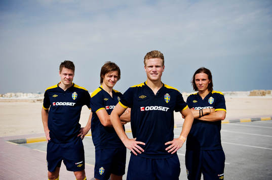 Viktor Claesson, Simon Thern, Oscar Hiljemark och Niklas
