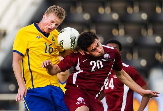 Oscar Hiljemark, Sverige, och Ahmed Mohammed S.J. Al-Abidi,