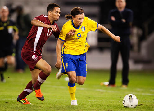 Naser Nabeel Saad, Qatar, och Niklas Hult, Sverige