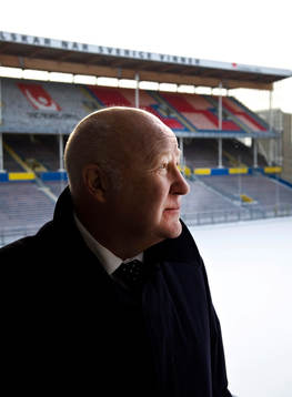 Lars-Åke Lagrell, avgående ordförande i Svenska