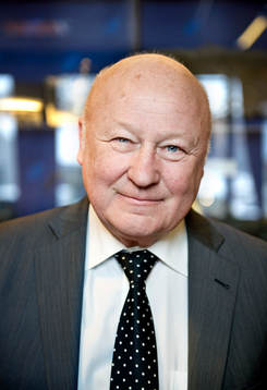 Lars-Åke Lagrell, avgående ordförande i Svenska