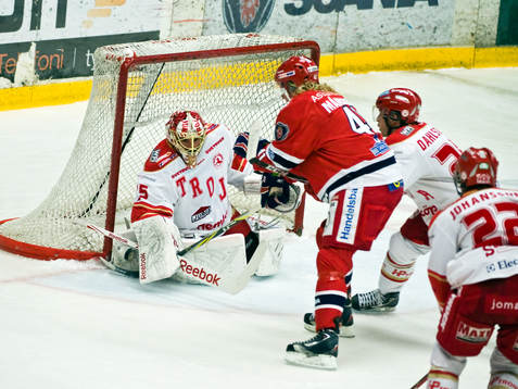 Trevor Koenig, målvakt, Troja-Ljungby och Mathias