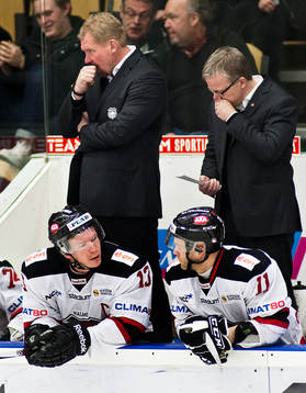 Ulf Taavola  och Patrik Sylvegård, tränare