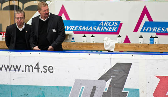 Ulf Taavola och Patrik Sylvegård, tränare