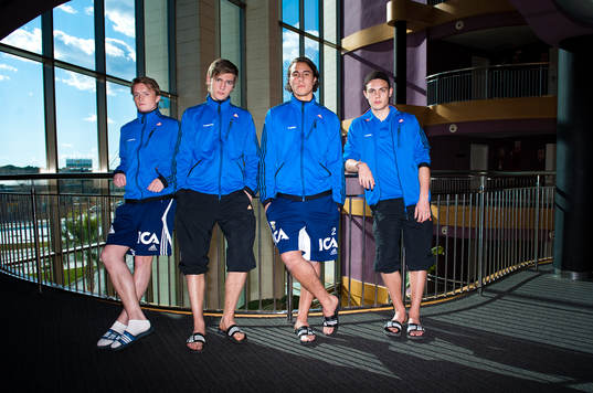 Sam Larsson, Bragi Bergsson, Jonathan Azulay, David Moberg