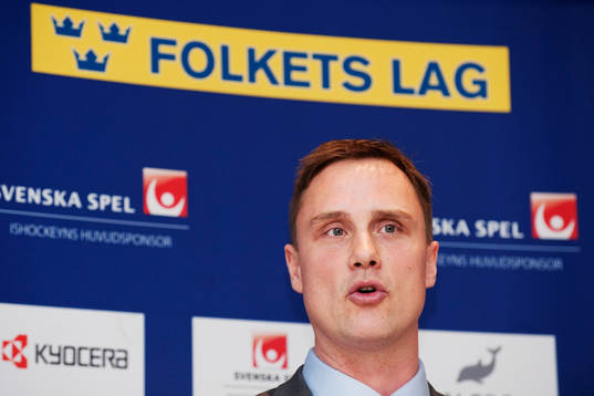 Ishockey, Ishockeyförbundet, presskonferens