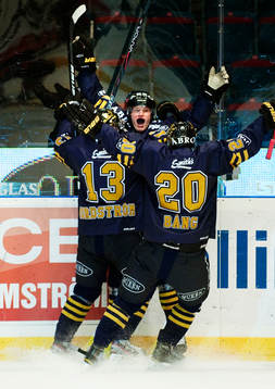 Joakim Nordström, Patric Blomdahl och Daniel Bång, AIK,