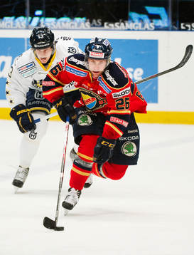 Oscar Sundh, HV71, och Tim Eriksson, Djurgården