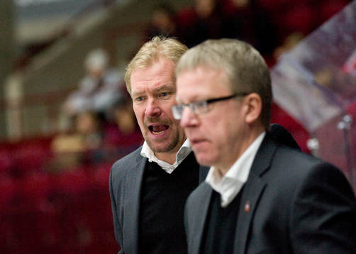 Ulf Taavola och Patrik Sylvegård, tränare