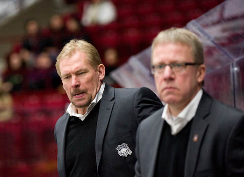 Ulf Taavola och Patrik Sylvegård, tränare