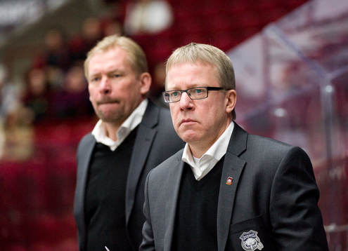 Ulf Taavola och Patrik Sylvegård, tränare