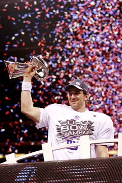 New York Giants - New England Patriots: Eli Manning (10),