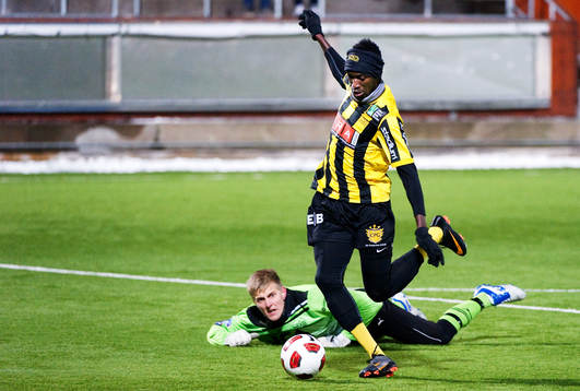 Dioh Williams, Häcken, gör 1-0