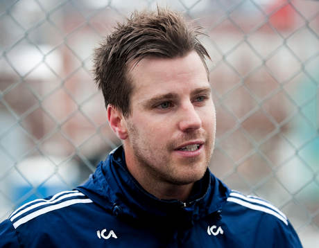 Pontus Farnerud gör sin första träning