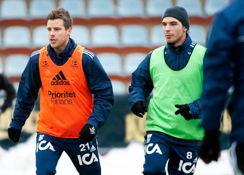 Pontus Farnerud gör sin första träning, Nordin Gerzic,