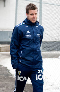 Pontus Farnerud gör sin första träning