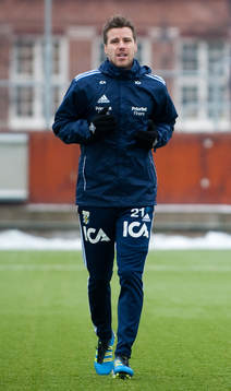 Pontus Farnerud gör sin första träning