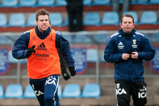 Pontus Farnerud gör sin första träning, Mikael Stahre,